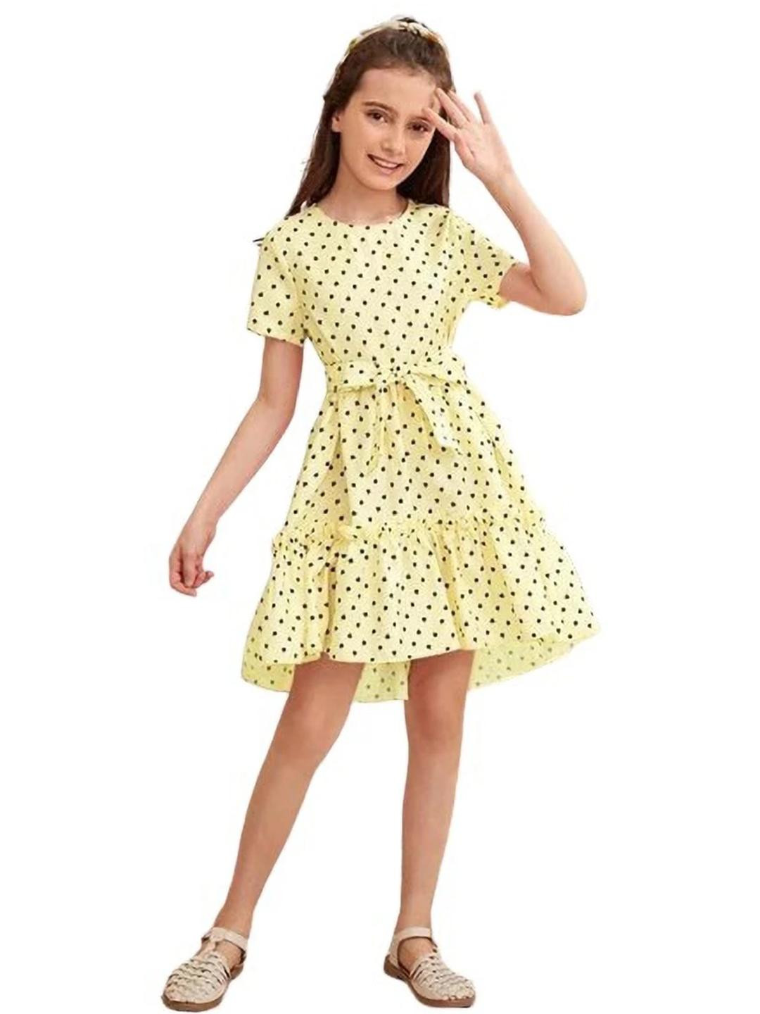 KSALIYA Yellow BLENDED  Dresses