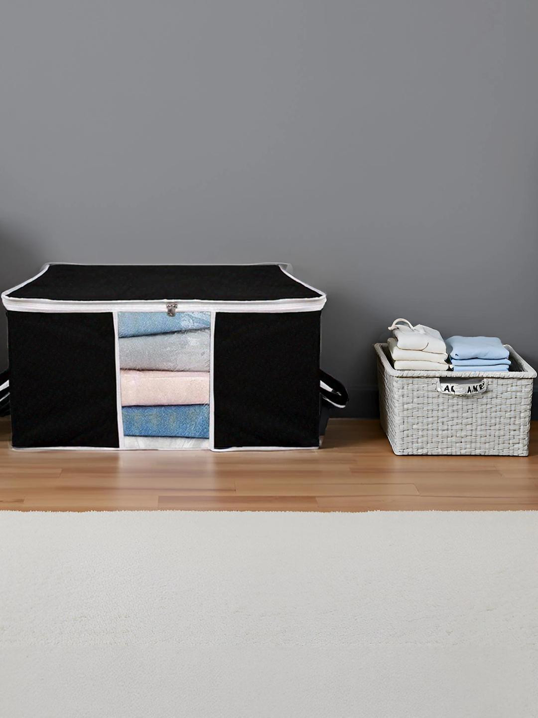 AMAK INC Black Fabric Wardrobe Organisers