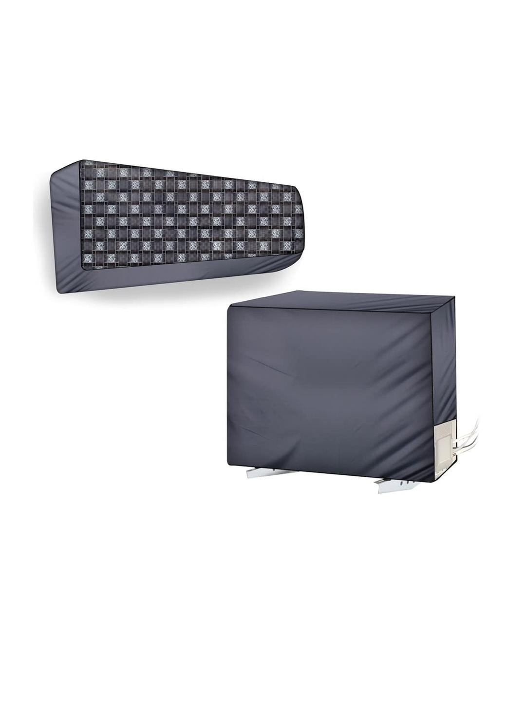 The Furnishing Tree Split AC Cover Set of Indoor and Outdoor Unit Used for 1.25 Ton Bluestar AATU B