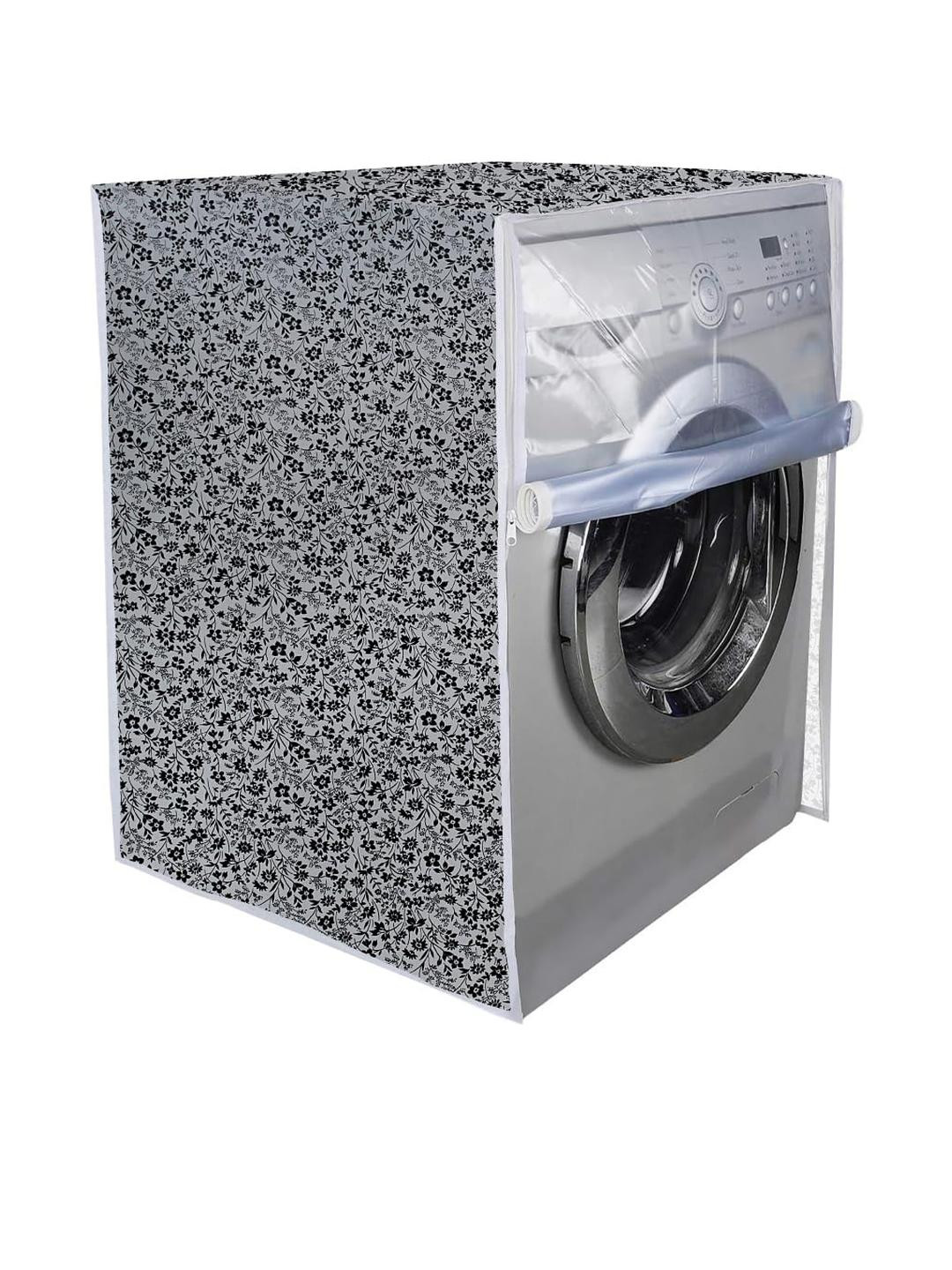 The Furnishing Tree Waterproof PVC Washing Machine Cover Front Loading Compatible for LG, 8.5 Kg, 9