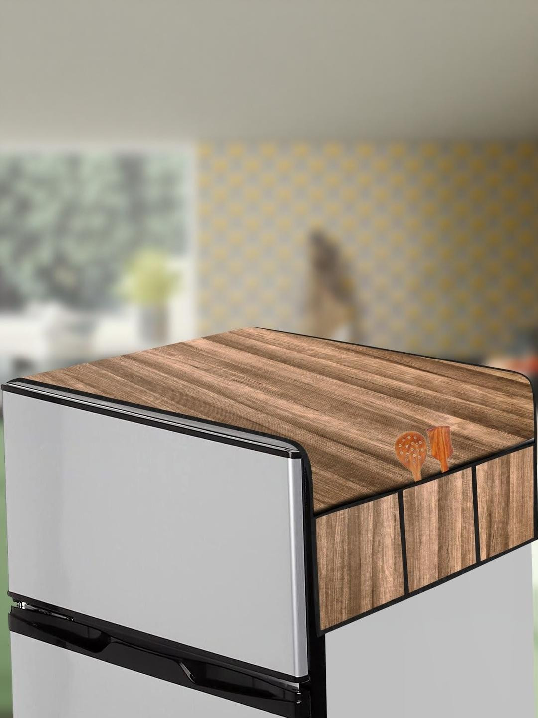 The Furnishing Tree Fridge Top Cover Compatible for Gogrej RD EDGENEO 207E, 180 LTR WxL 65x111 in C