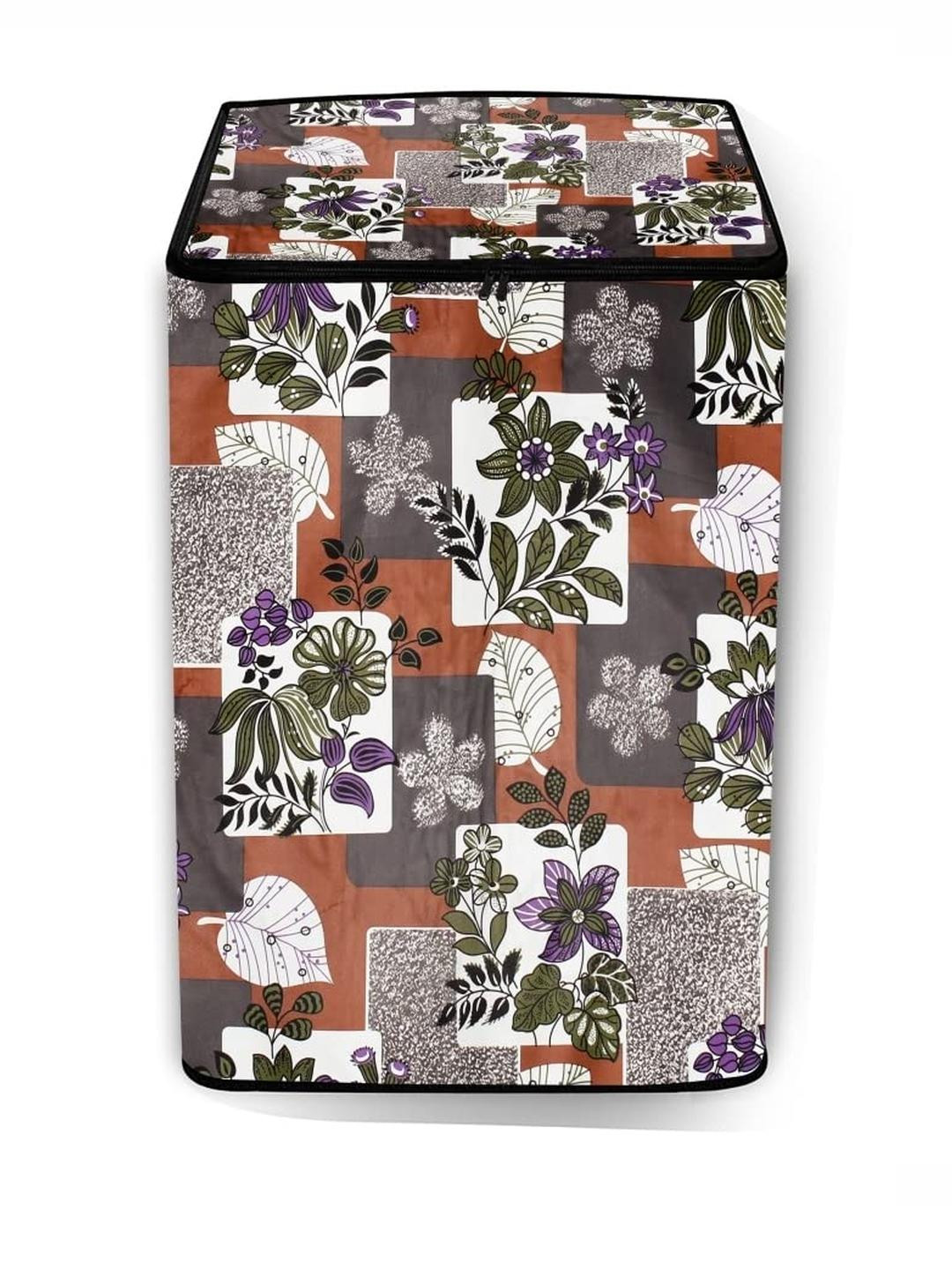 The Furnishing Tree Washing Machine Cover PatchWork Pattern Multicolor Compatible for Whirlpool 8 k