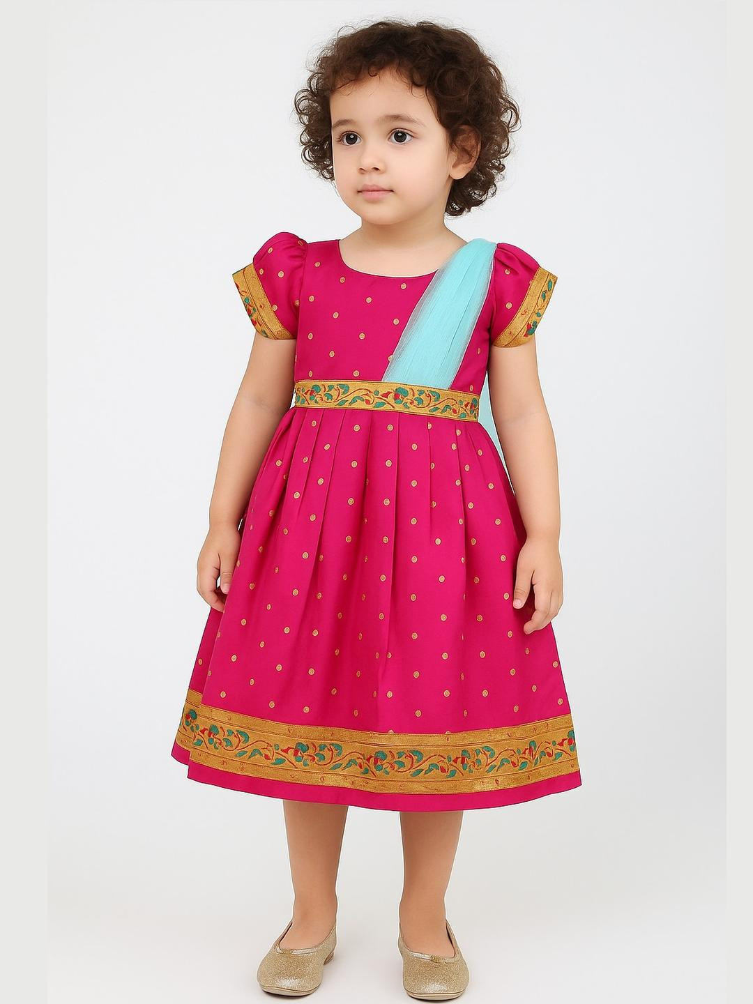 My Lil Princess Pink Silk  Dresses