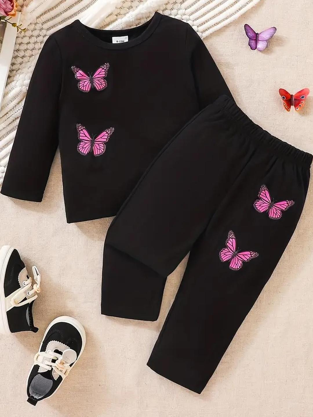 KEESOR KIDS Full Sleeve Top & Pant Tracksuit