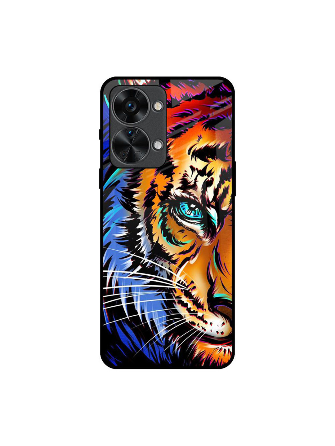 QRIOH Beast Tiger Art Printed Sleek & Lightweight Silicone Oneplus Nord 2T Back Case