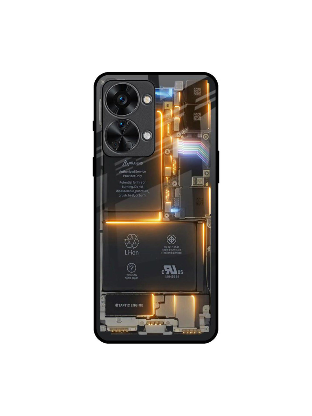 QRIOH Quirky Printed Glow Up Skeleton Oneplus Nord 2T Silicone Back Case