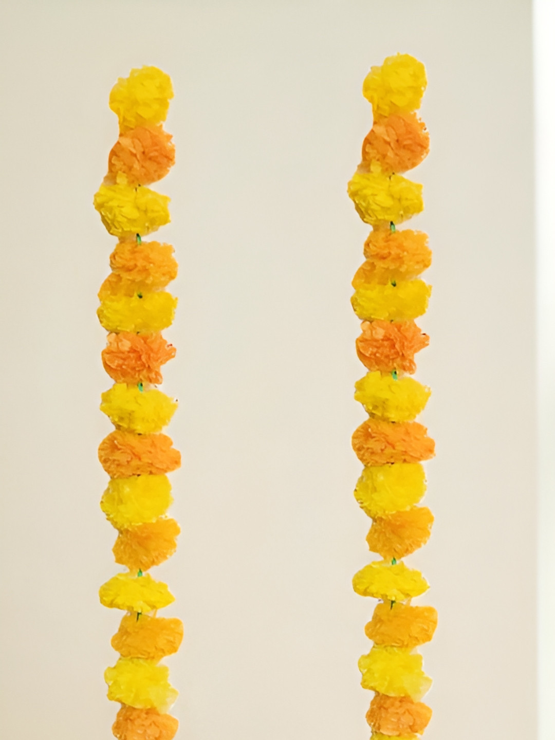 GADINFASHION 2Pcs Yellow & Orange-Colored Door Hanging Torans