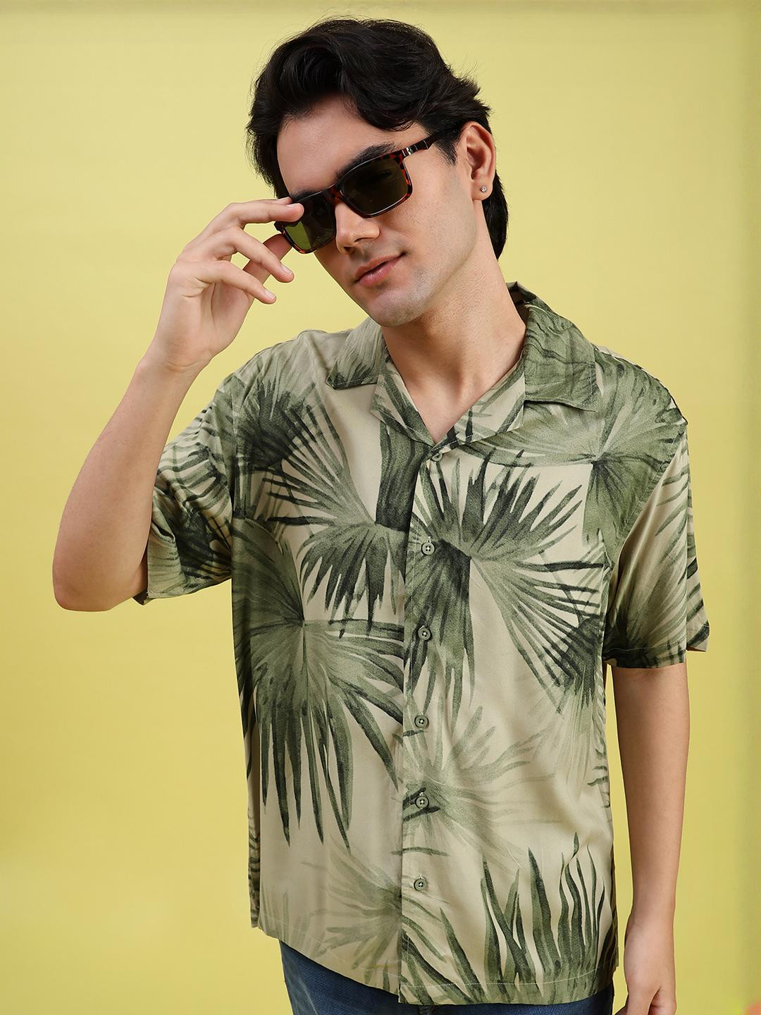 LIMEROAD Men Viscose Rayon Shirts