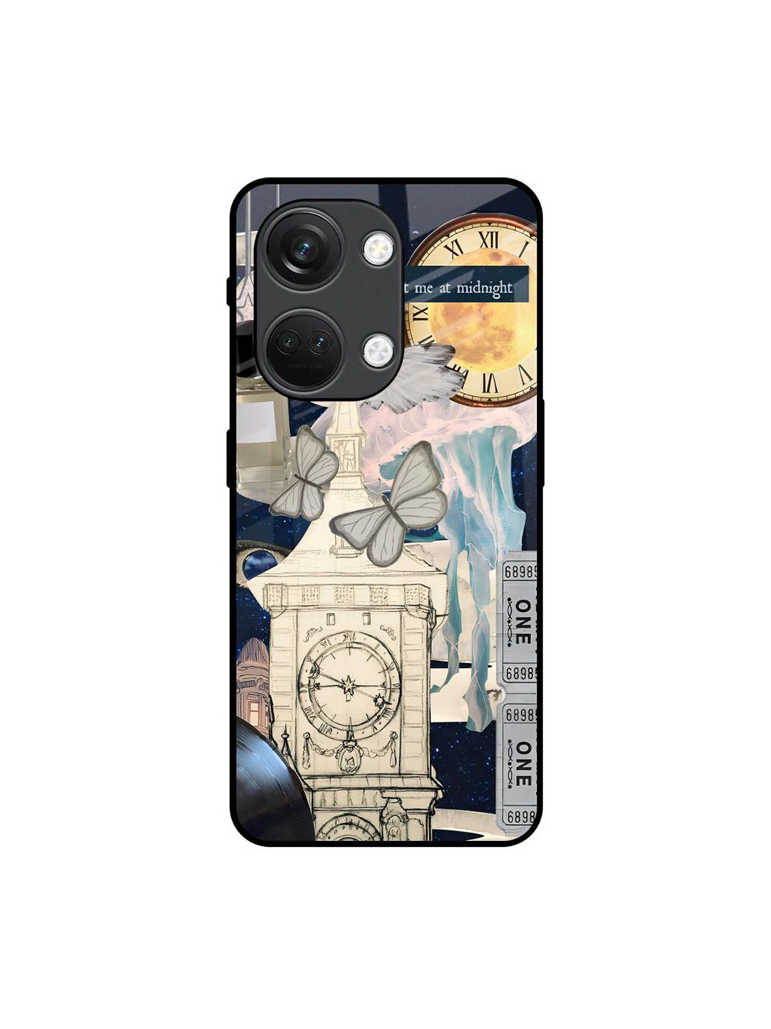 QRIOH Midnight vision Printed Sleek & Lightweight Silicone OnePlus Nord 3 5G Back Case