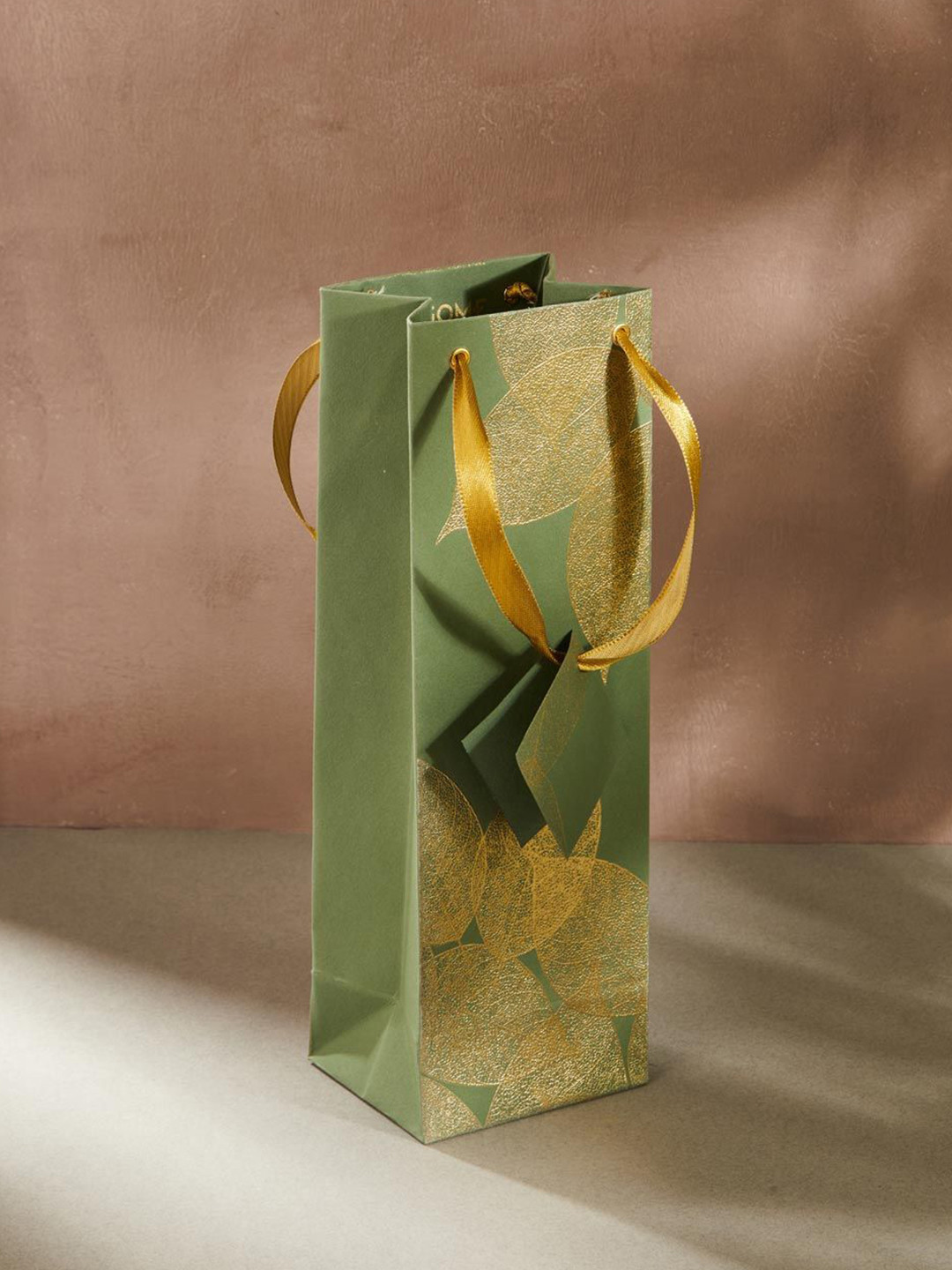 Fabindia Floral Printed Paper Varak Gift Tote Bag