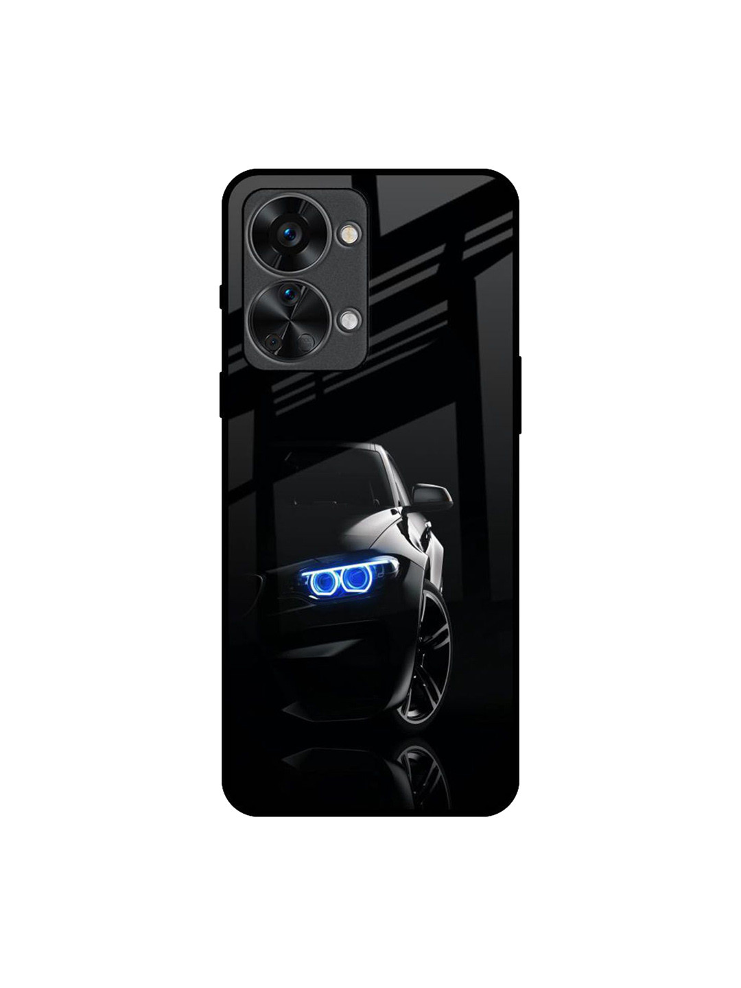 QRIOH Car In Dark Printed Oneplus Nord 2T Back Case Mobile Accessories