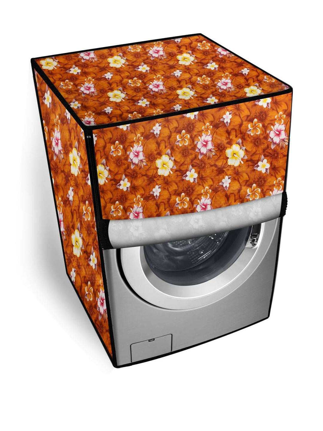 The Furnishing Tree PVC Waterproof Front Load Washing Machine Cover Compatible for Samsung 6 Kg & 6