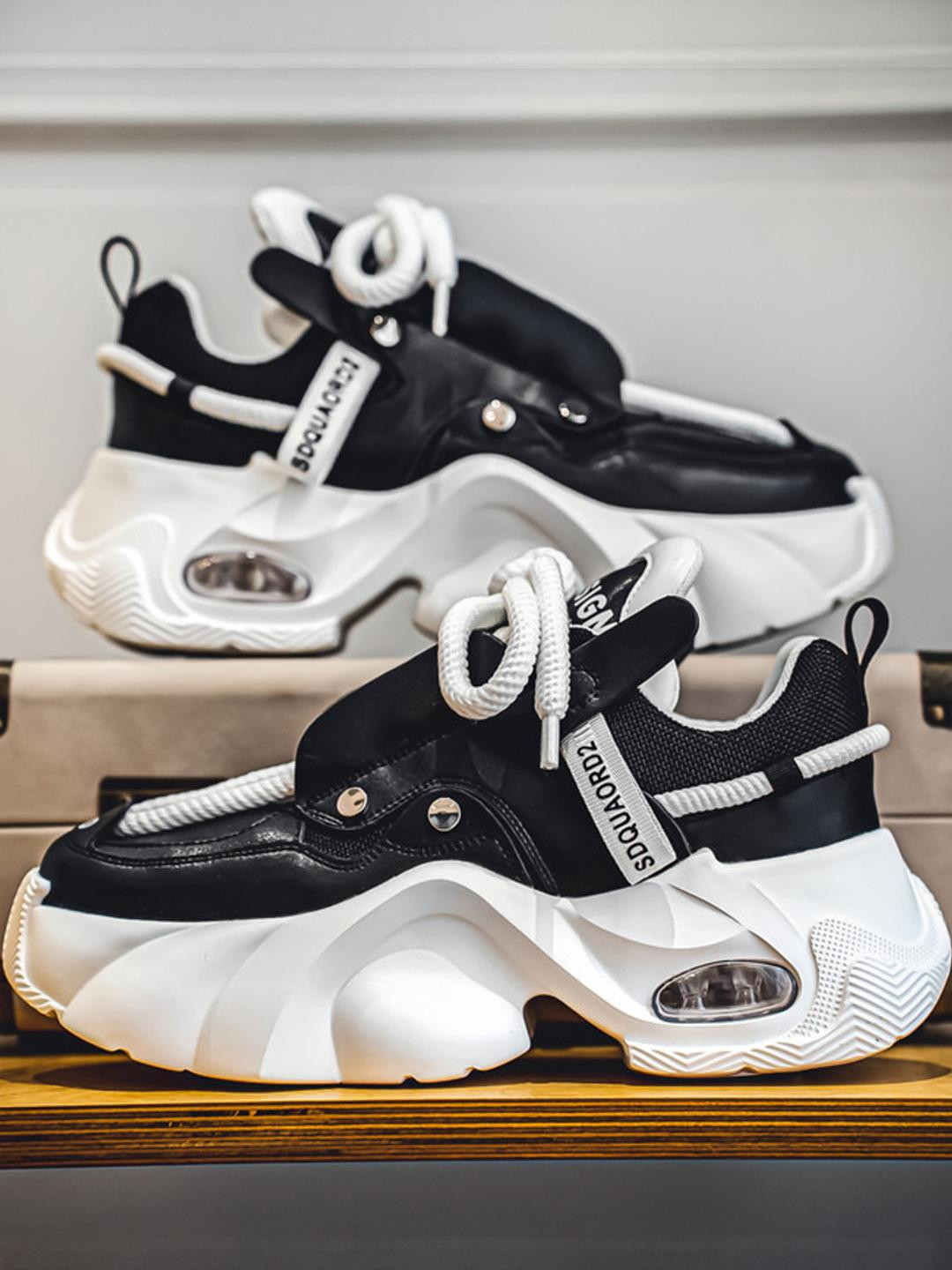 SERSI Men Black Casual Shoes