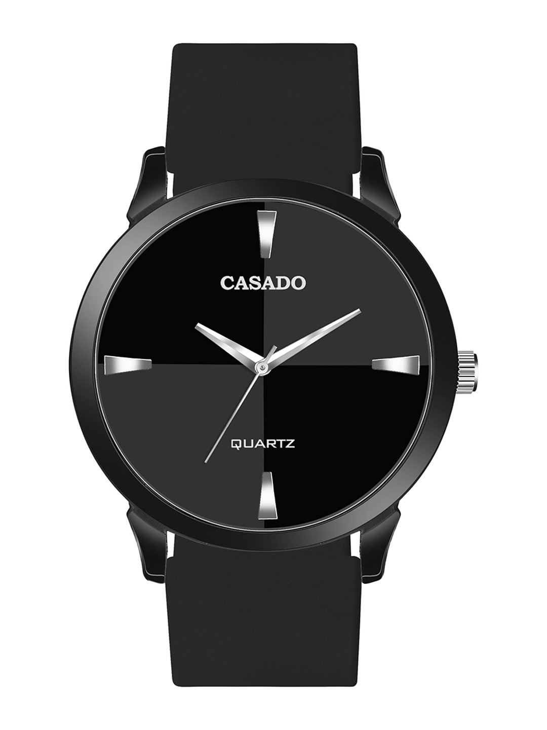 CASADO Men Printed Dial & Straps Analogue Watch CSD-654-BLACK-BLACK