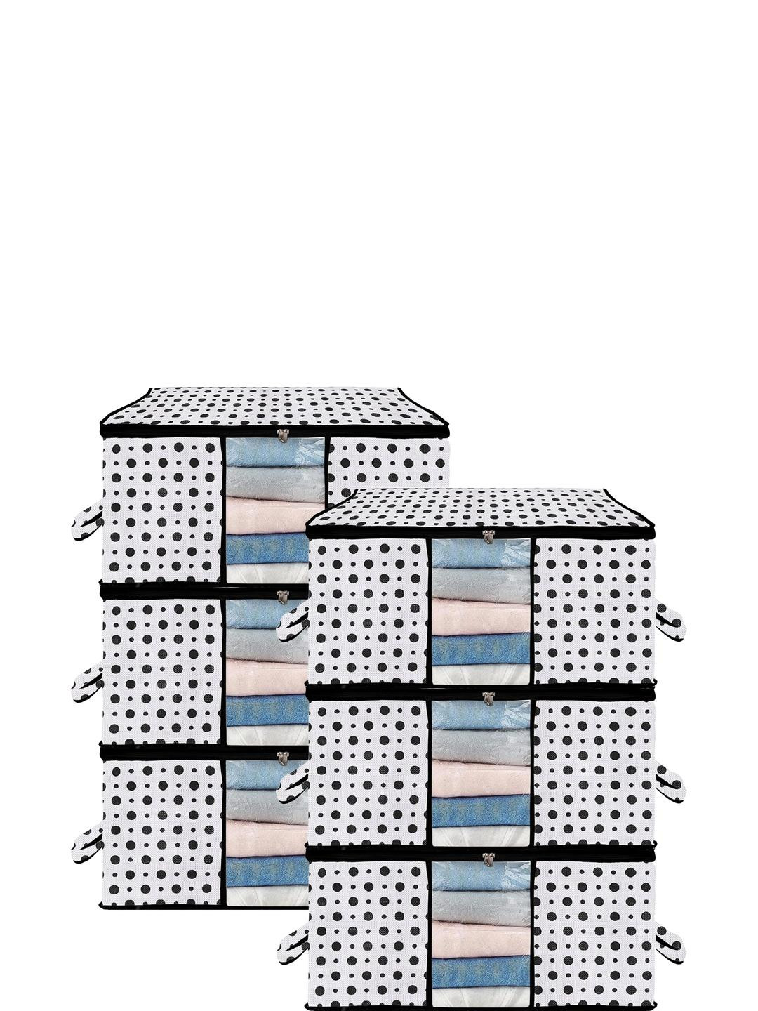 AMAK INC White Fabric Wardrobe Organisers