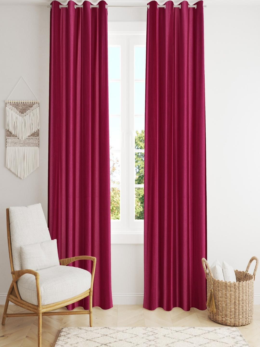 AADI TRADERS Metallic Polyester Window Curtain