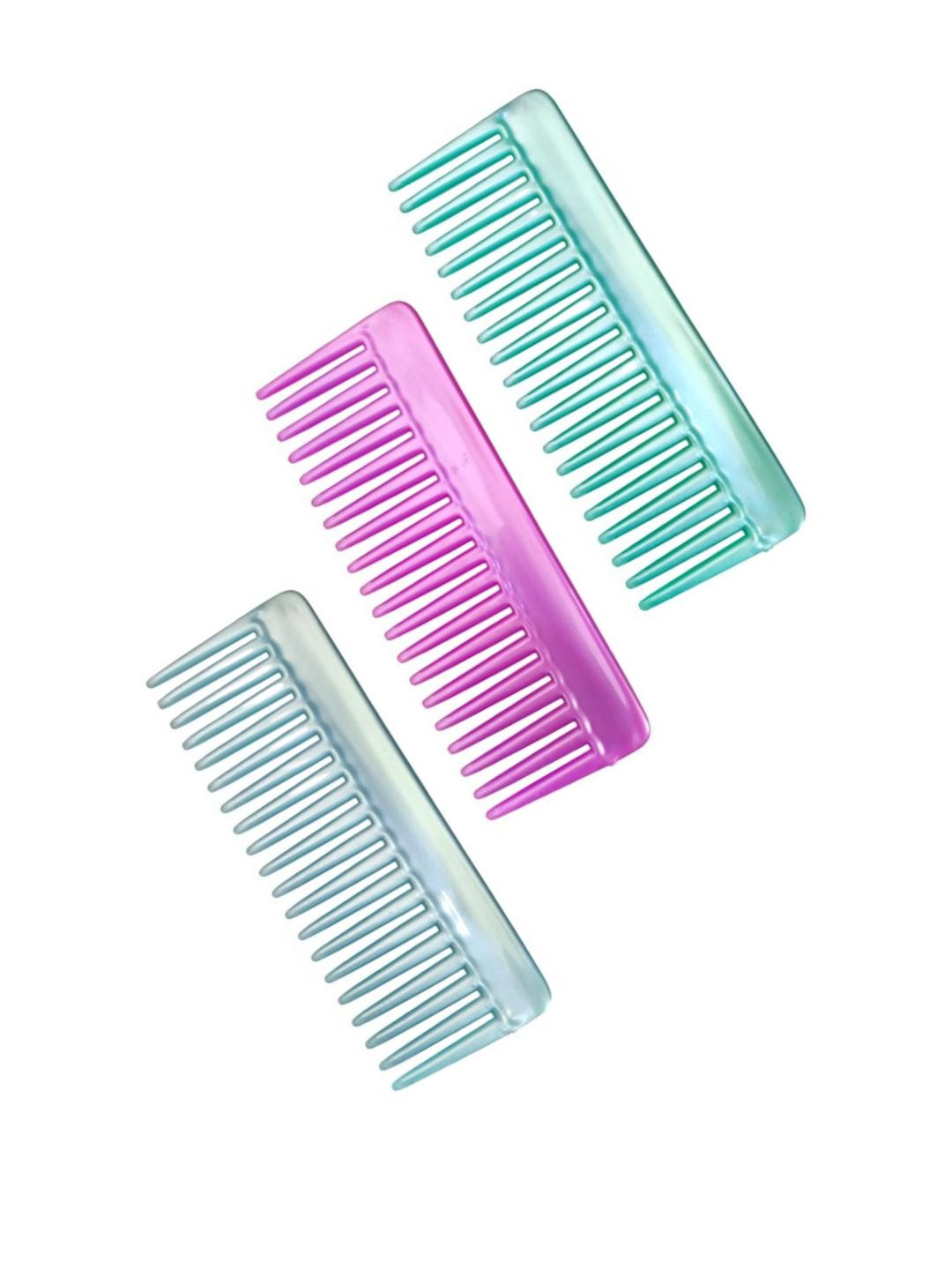 ARPANA BRIGHT Set Of 3 Wide-Tooth Hair Combs
