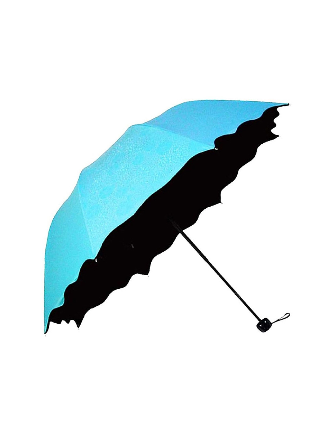 MUREN Cute Magic Blossom Manual 3 Fold Floral Umbrella