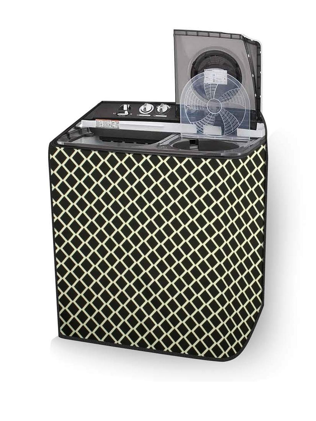 The Furnishing Tree Polyester Waterproof Semi Automatic Washing Machine Cover Compatible for Whirlp