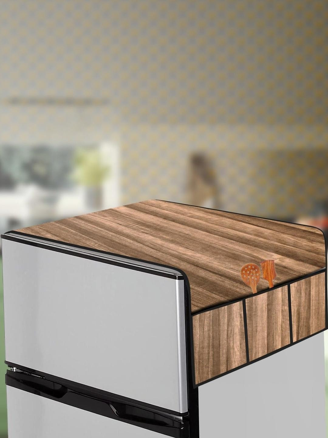 The Furnishing Tree PVC material Printed Refrigerator top Cover