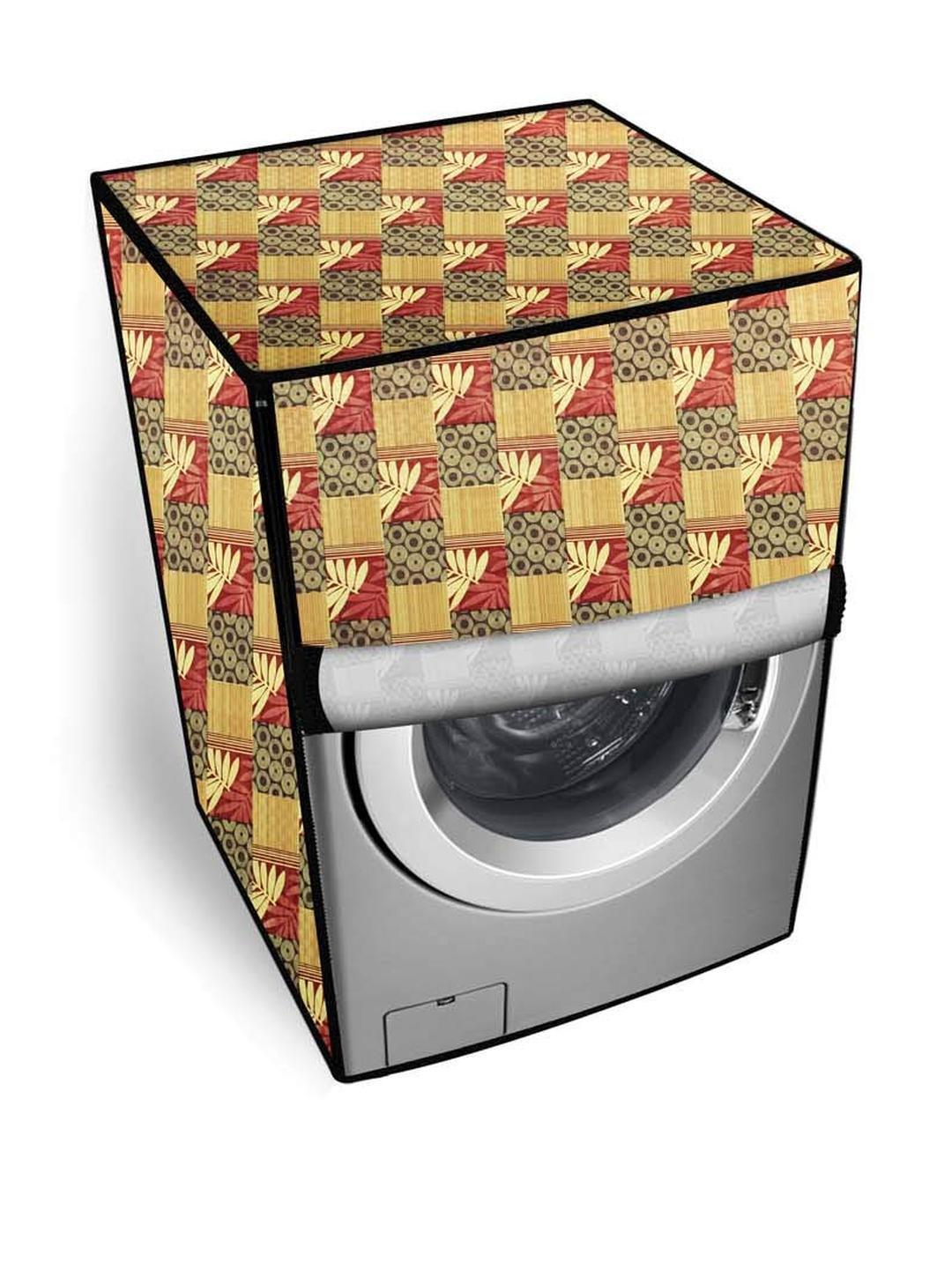 The Furnishing Tree PVC Waterproof Front Load Washing Machine Cover Compatible for BPL 6.5 Kg & 7.5