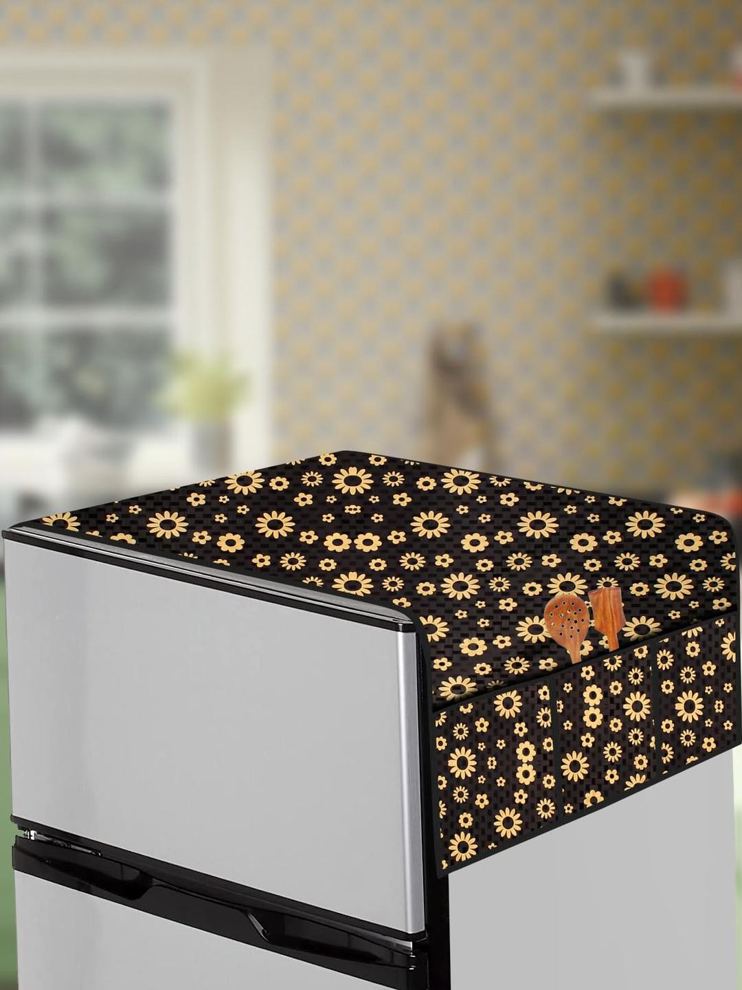 The Furnishing Tree Printed Yellow Appliance Cover