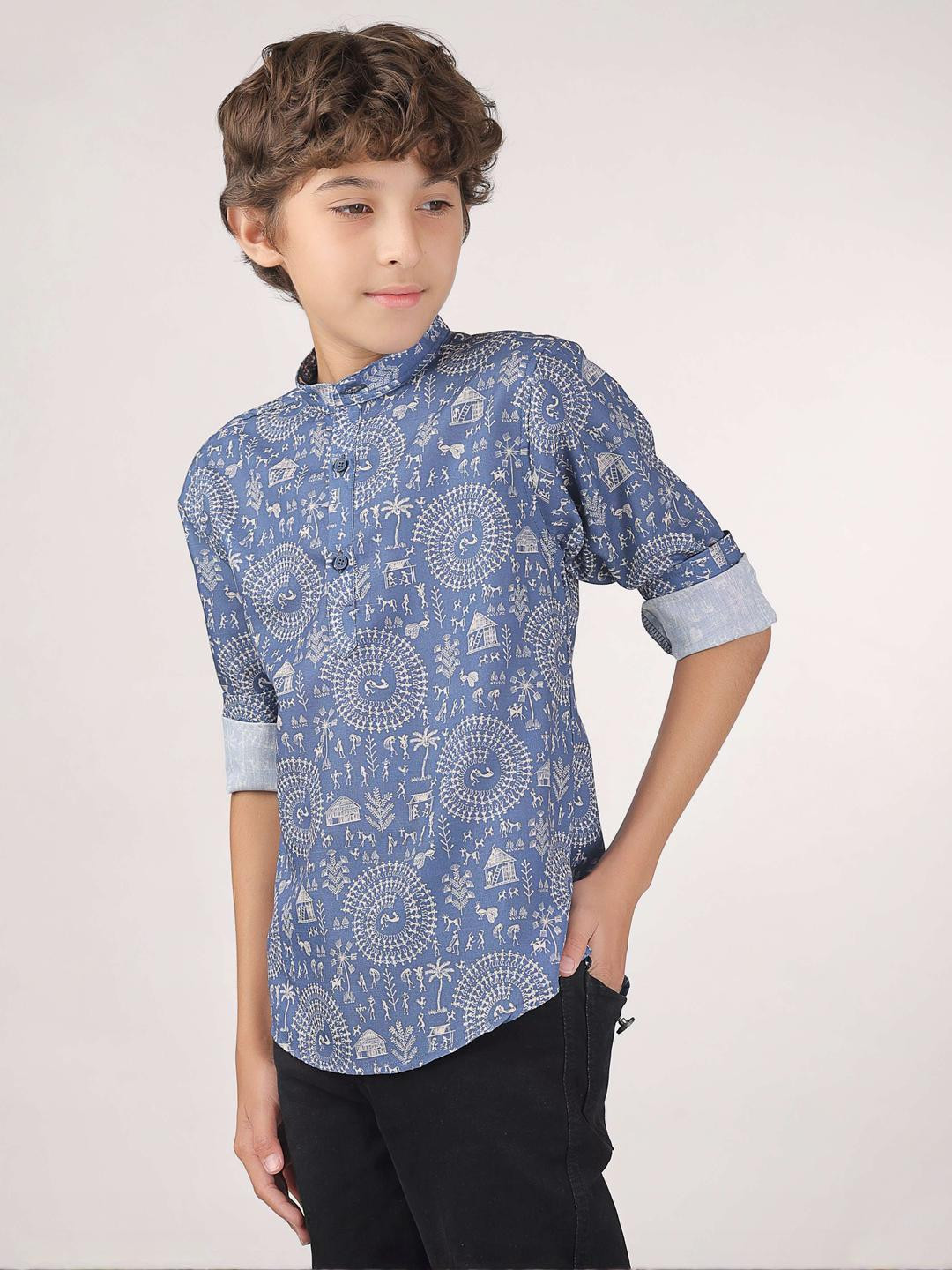 BEARSOUL Boys Cotton Shirts