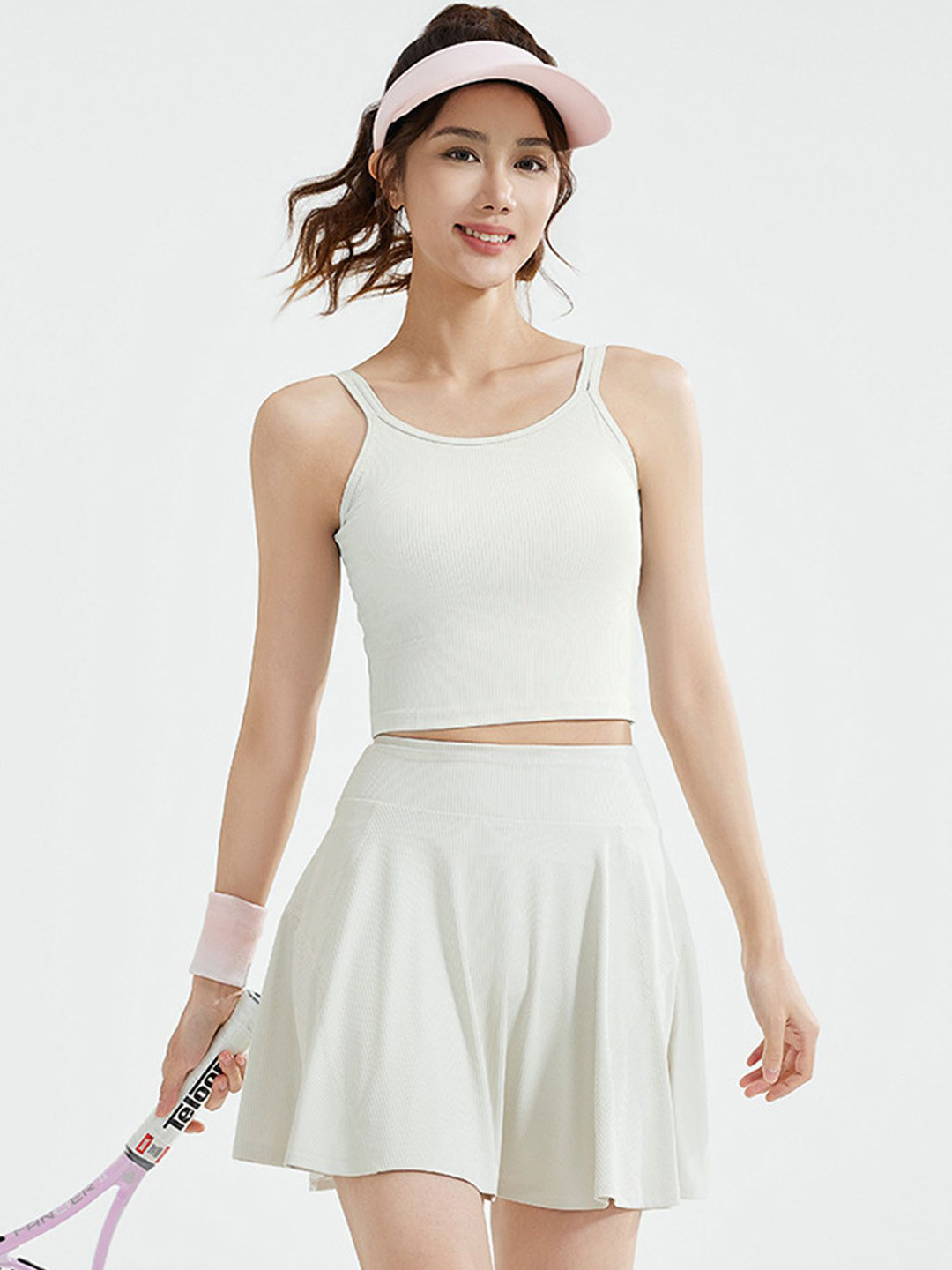 LULU & SKY Sleeveless Activewear Top & Skort