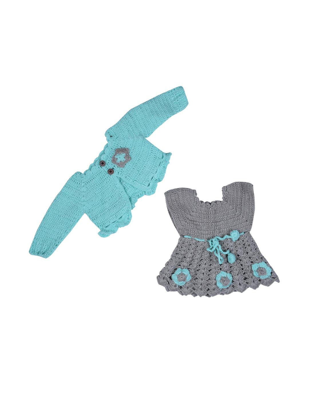 Pinkshierd Sea Green Wool Jumper Dress