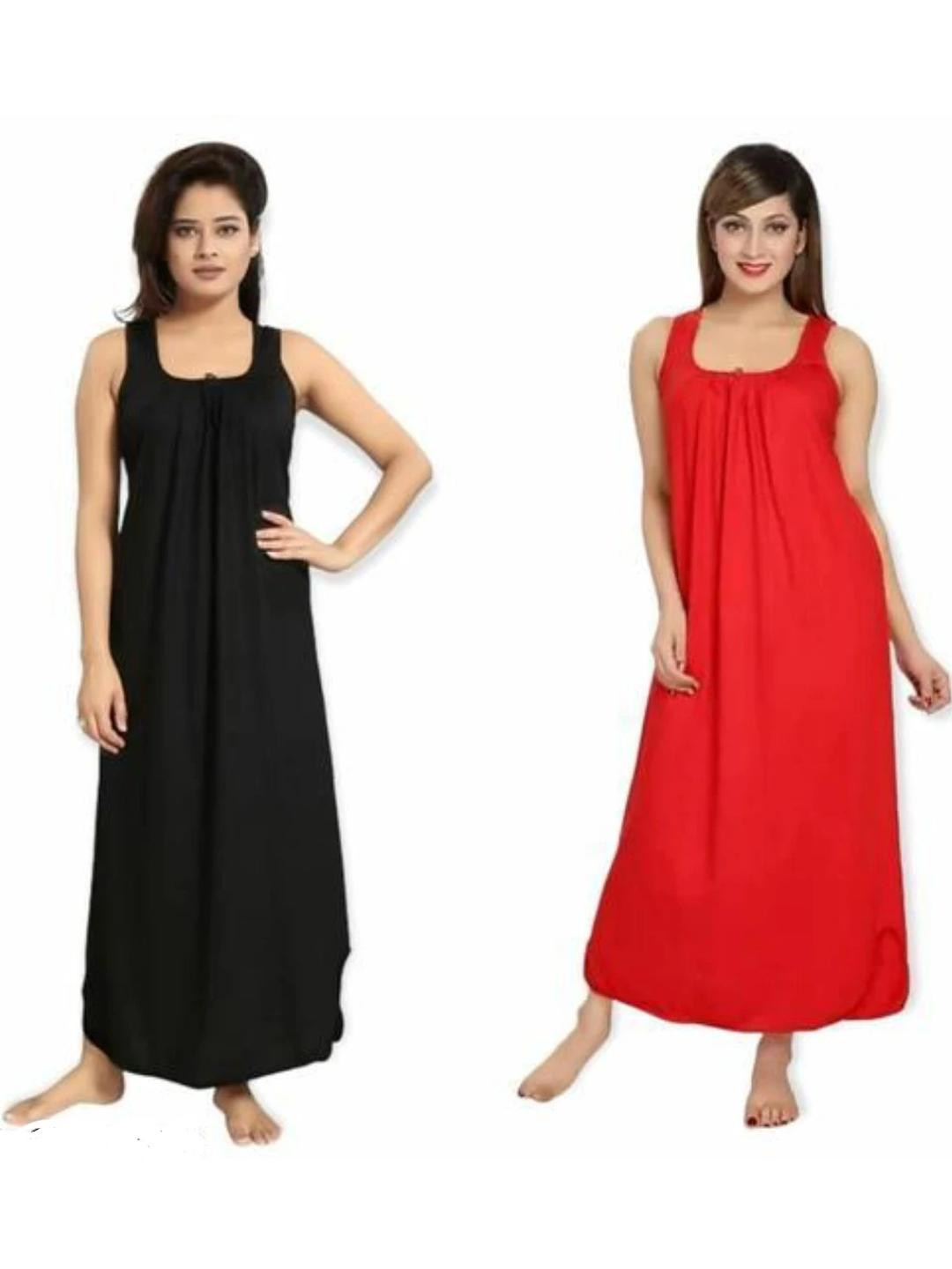 SAJATA Blue Pure Cotton Nightdress