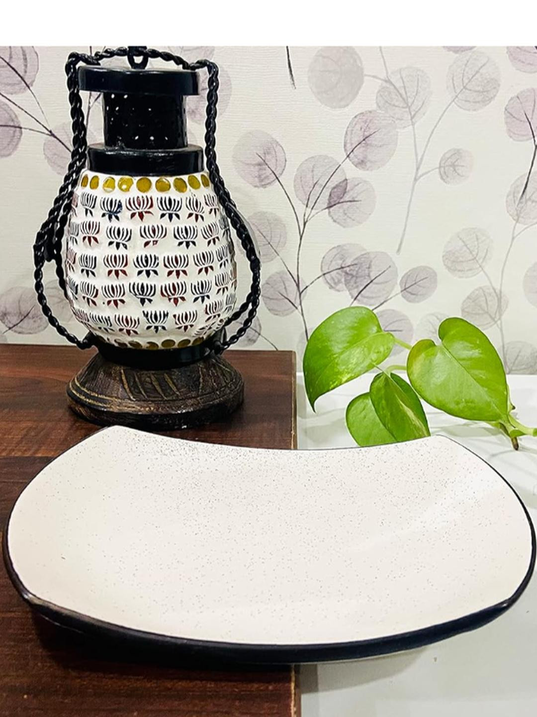 ALTAICA Rectangular Ceramic Serving Platter