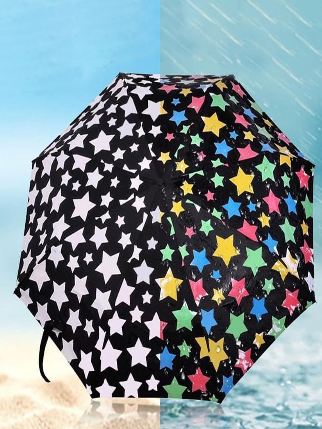 MUREN Manual Non-Foldable Magic Star Umbrellas