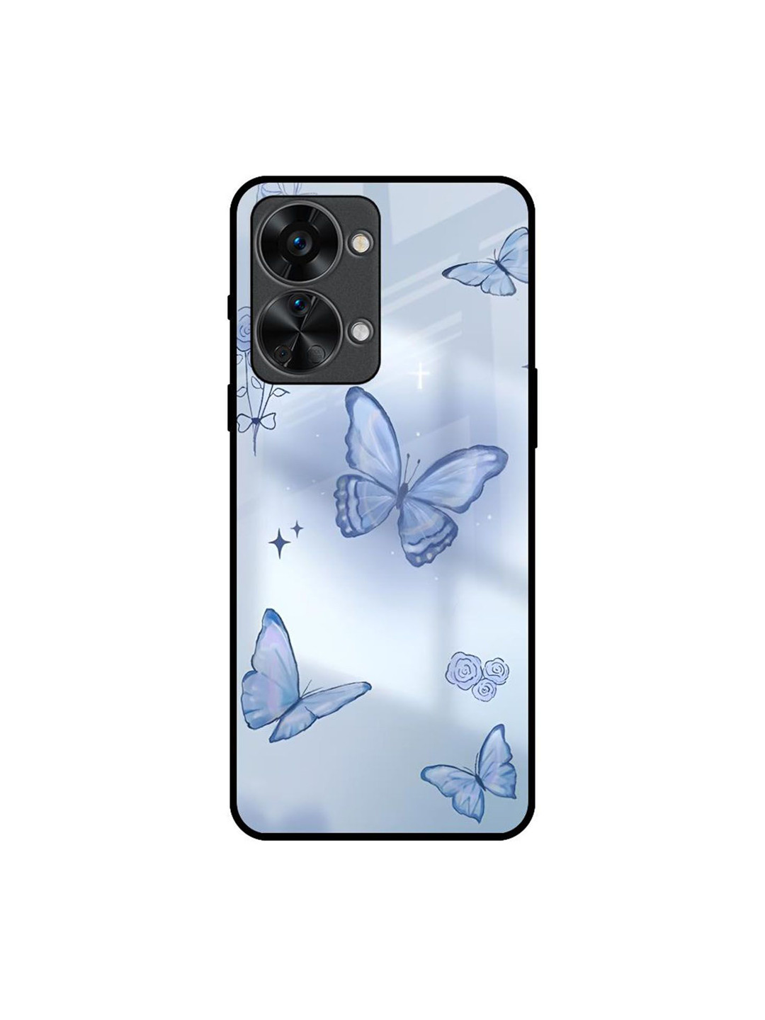 QRIOH Winged Elegance Printed Oneplus Nord 2T Back Case Mobile Accessories
