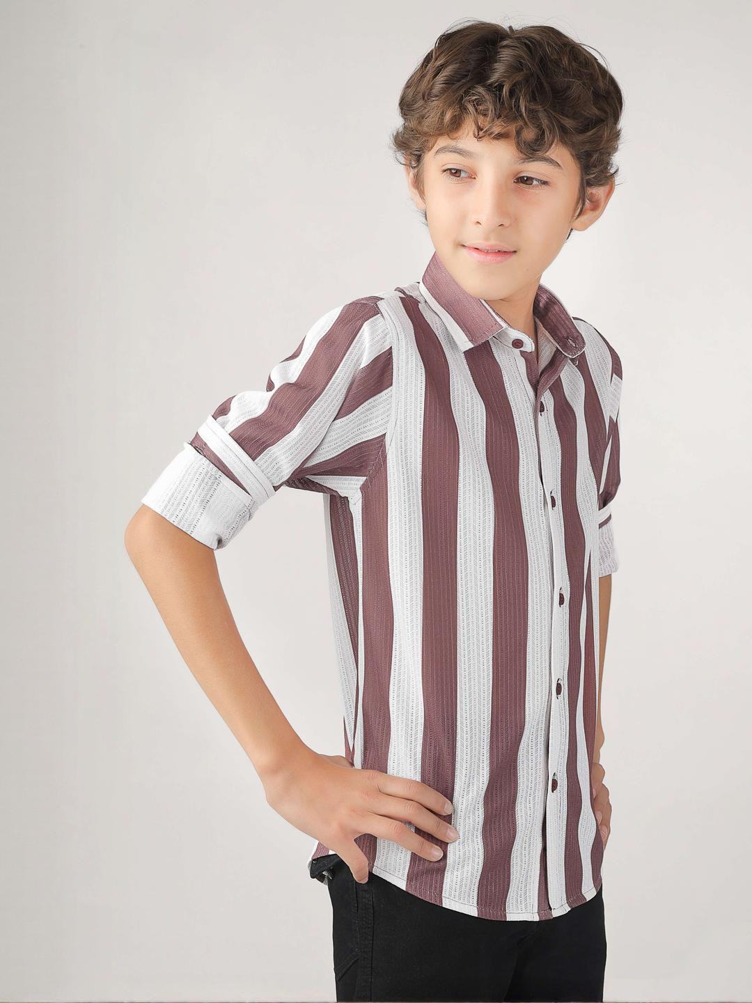 BEARSOUL Boys Cotton Shirts