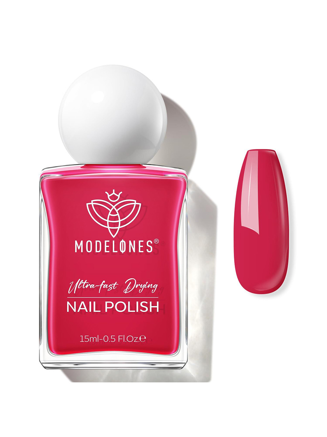 Modelones Ultra Fast Drying Nail Polish- 15 ml- Impassioned
