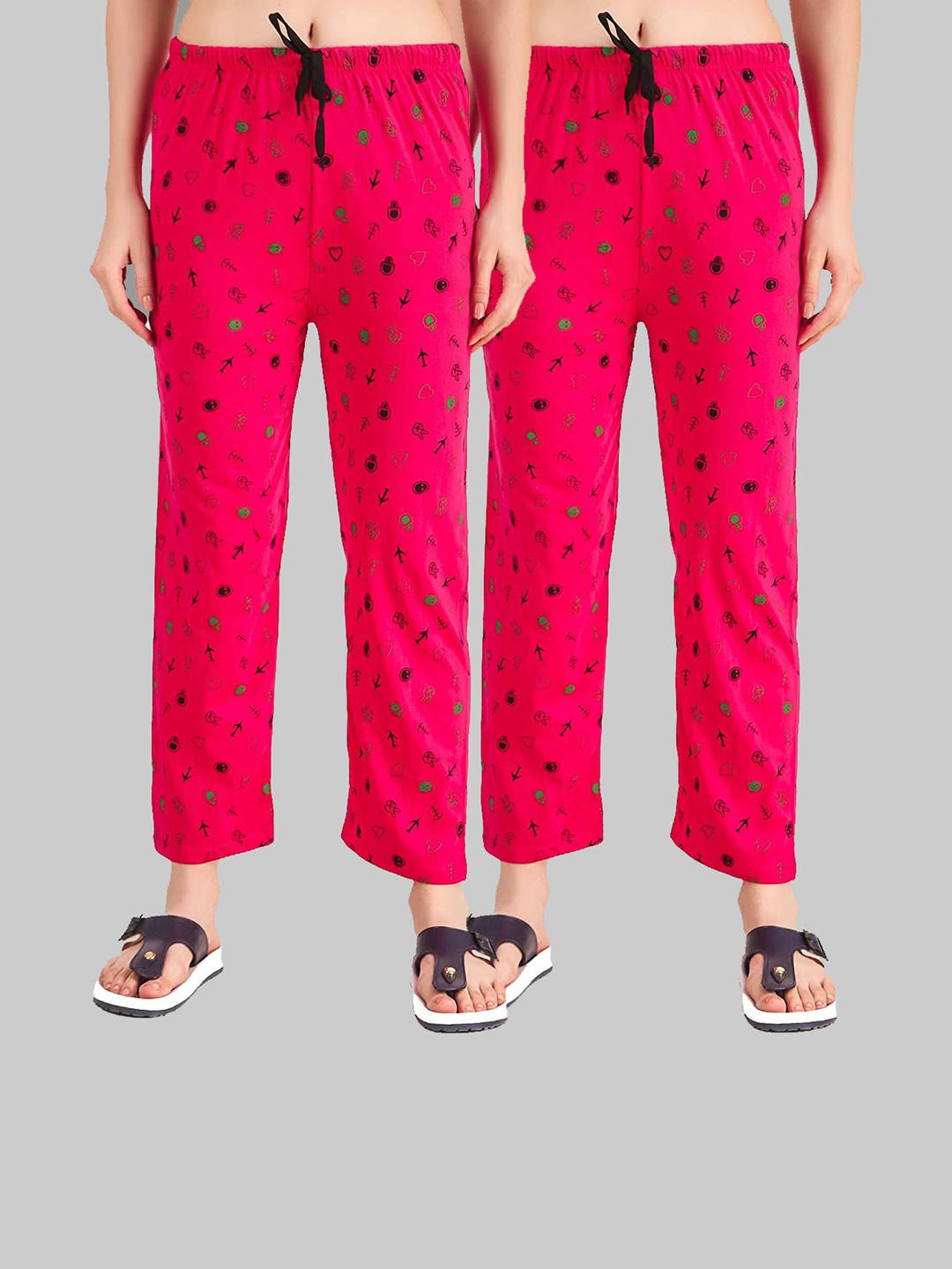 TRENDY WORLD Pack of 2 Printed Pyjamas