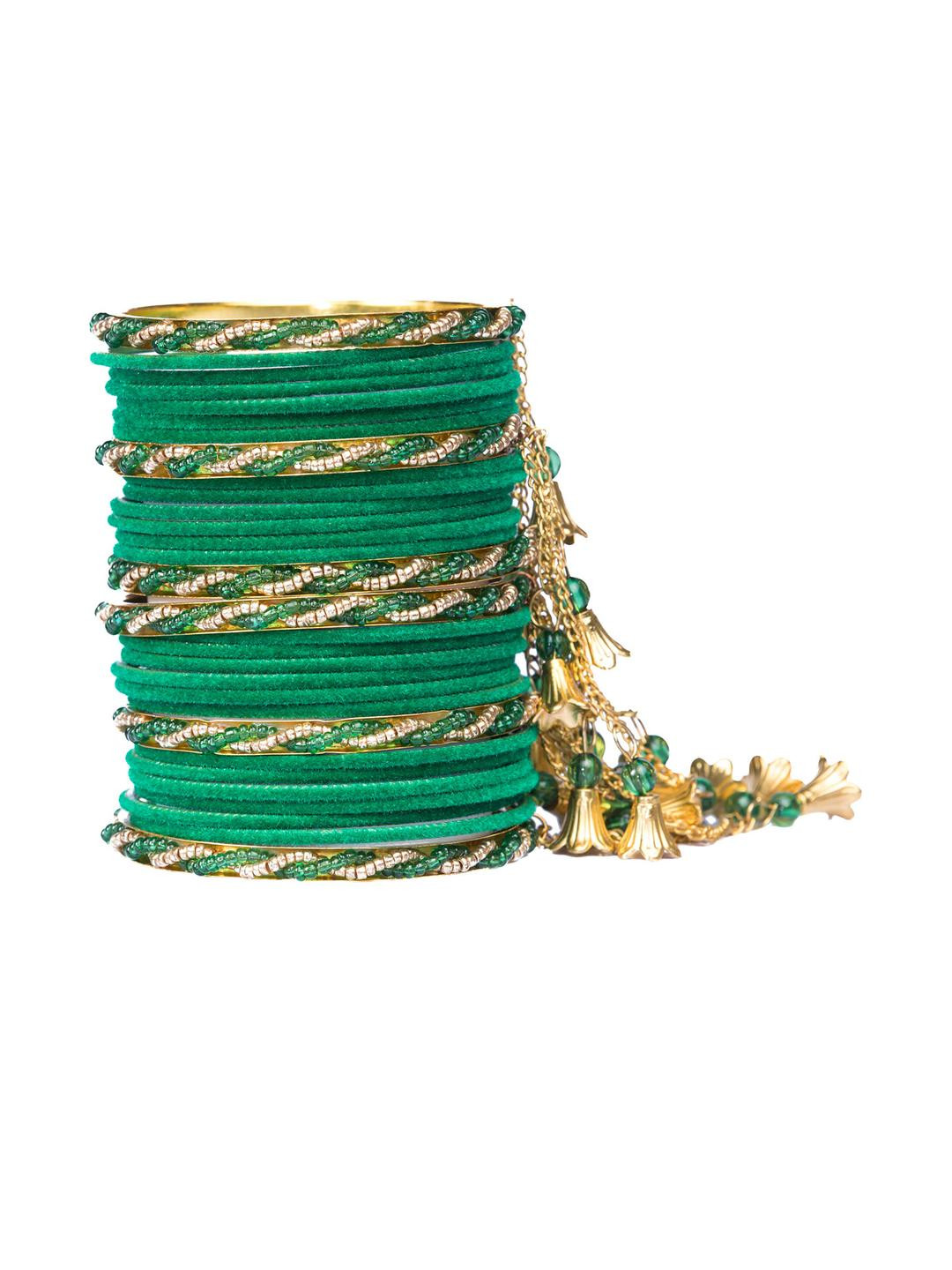 Mamon Creations Set of 30 Alloy Bangles