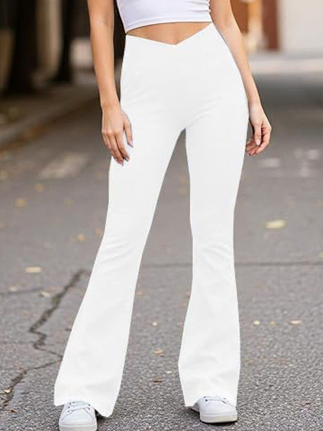 ADBUCKS Bootcut-Fit High-Rise Cotton Jegging