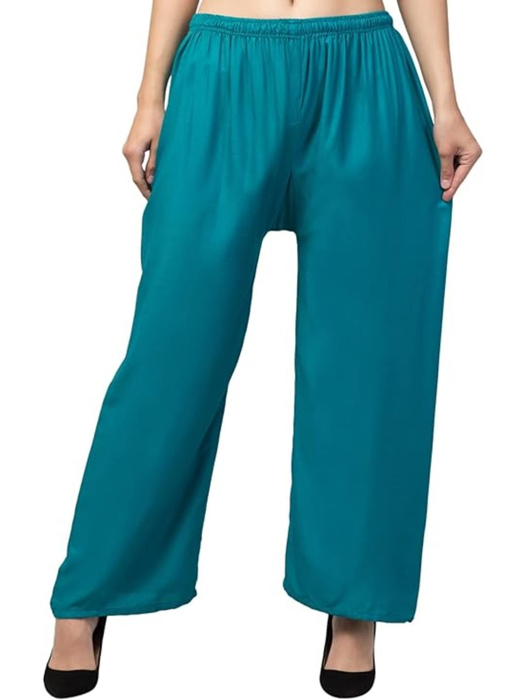 Aura Glam Women Rayon Palazzos