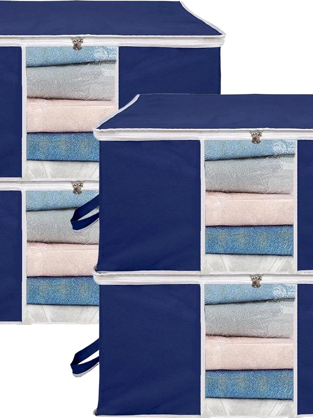 AMAK INC Blue Fabric Wardrobe Organisers