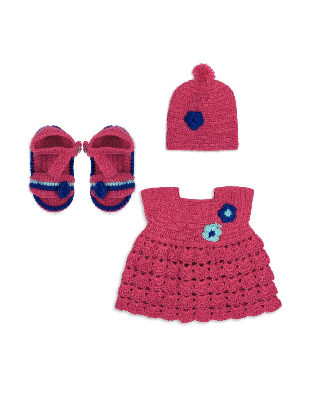 Pinkshierd Magenta Wool Jumper Dress