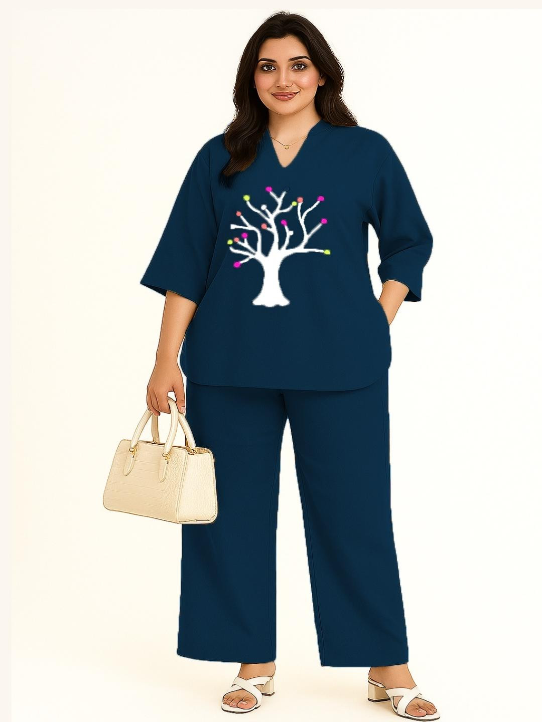 Naida Women Blue Co-Ords