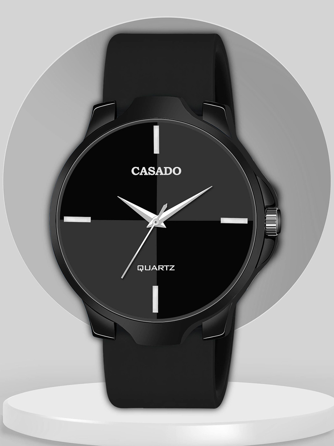 CASADO Men Printed Dial & Straps Analogue Watch CD-644-BLACK