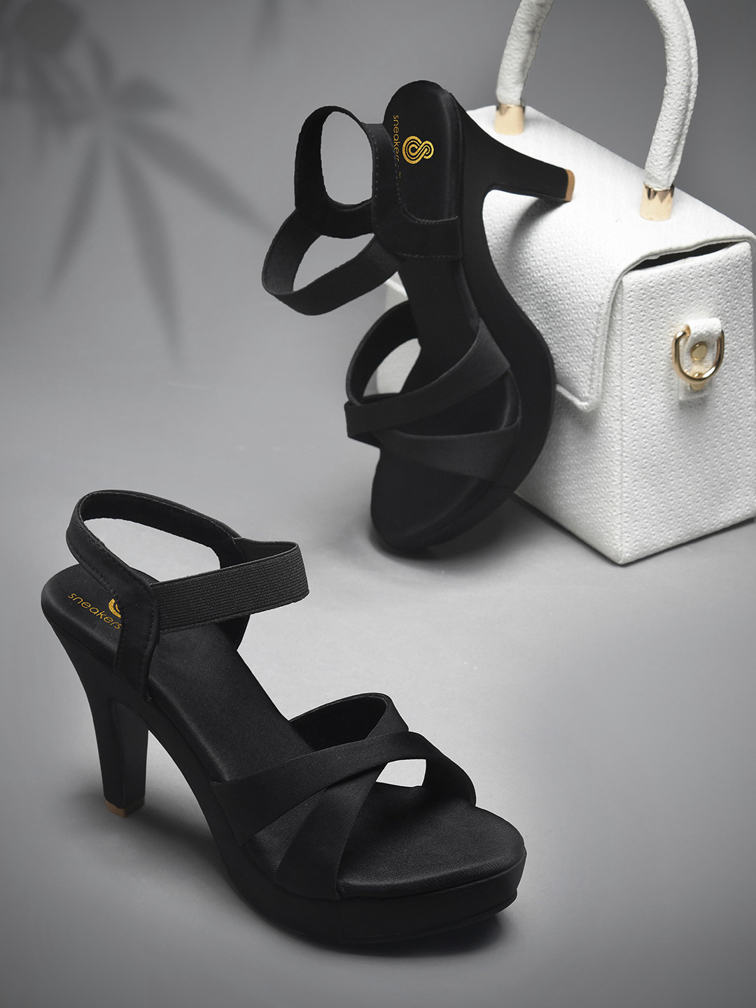 sneakers villa Women Strappy Open Toe Platform Heel Sandals