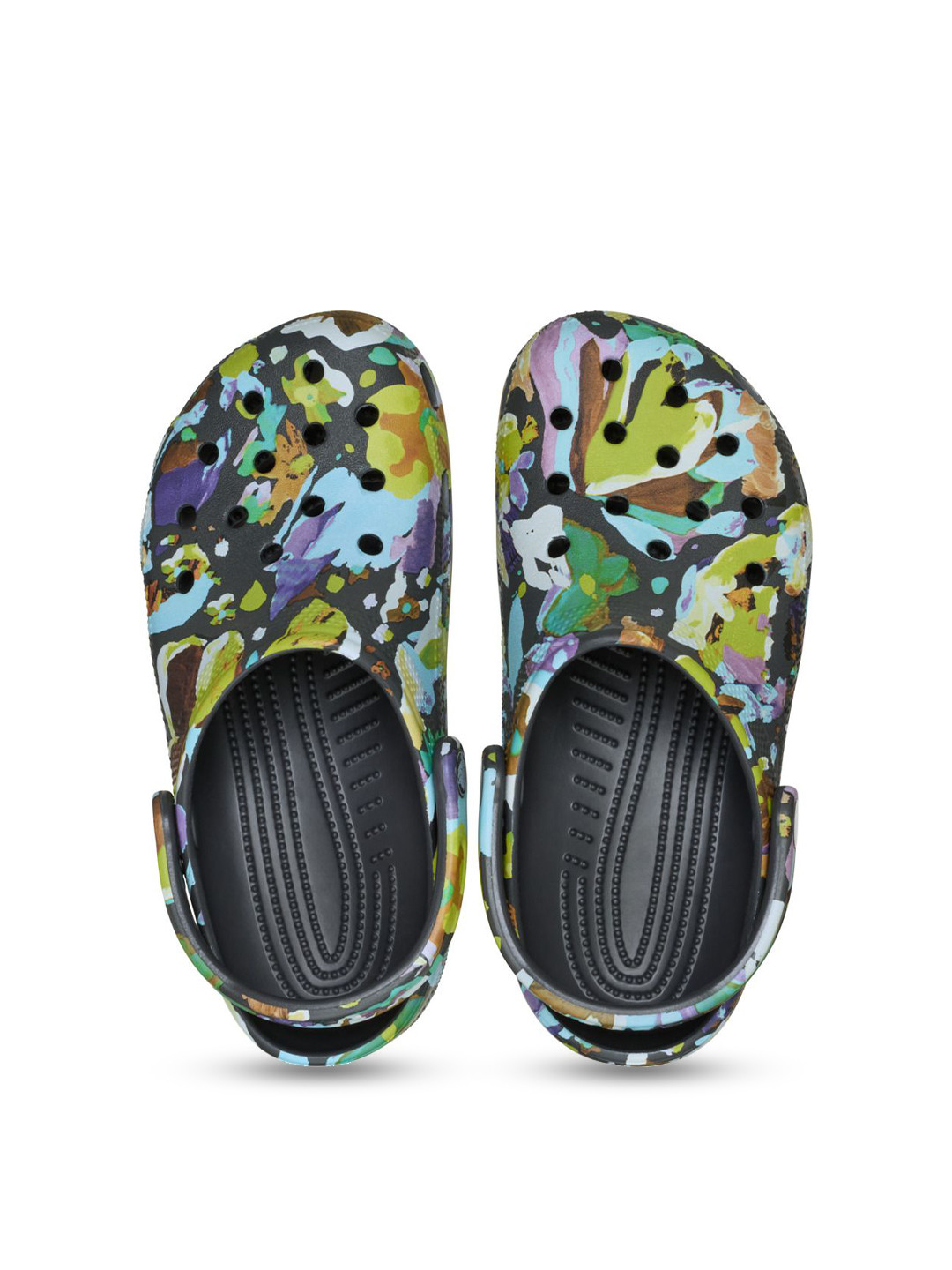 Crocs Classic Unisex Printed Slip On Clog Flip Flops