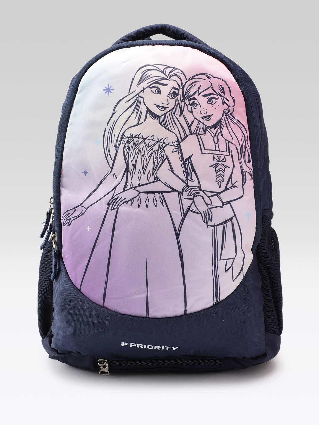 Priority Women Graphic Printed College Backpack with Rain Cover