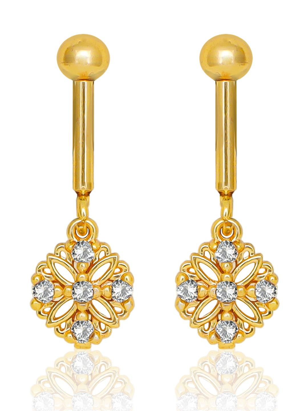 Raj And Deb Gold-Plated Drop Earrings