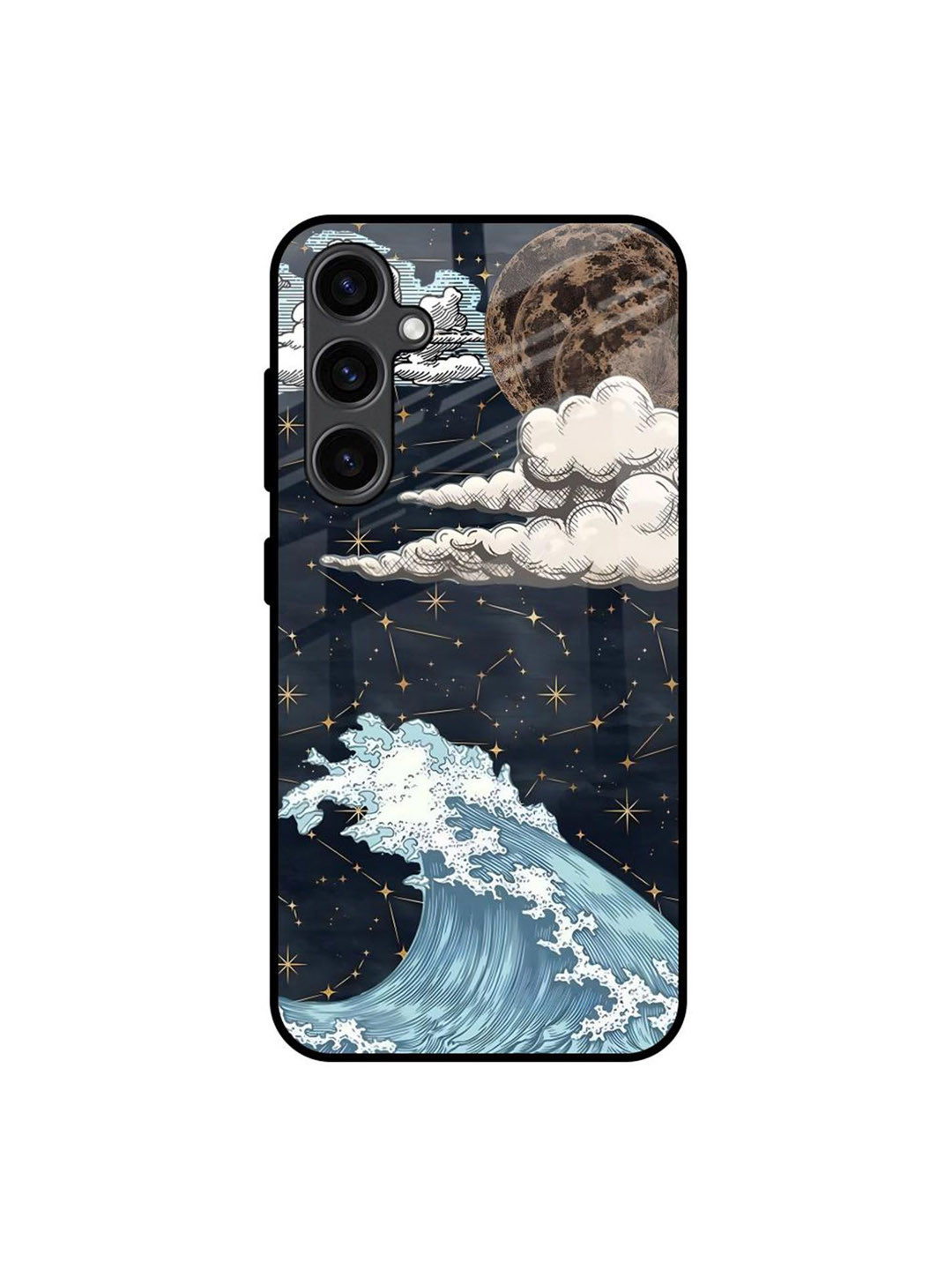 QRIOH High Tides Quirky Printed Samsung Galaxy S23 FE 5G Silicone Back Case