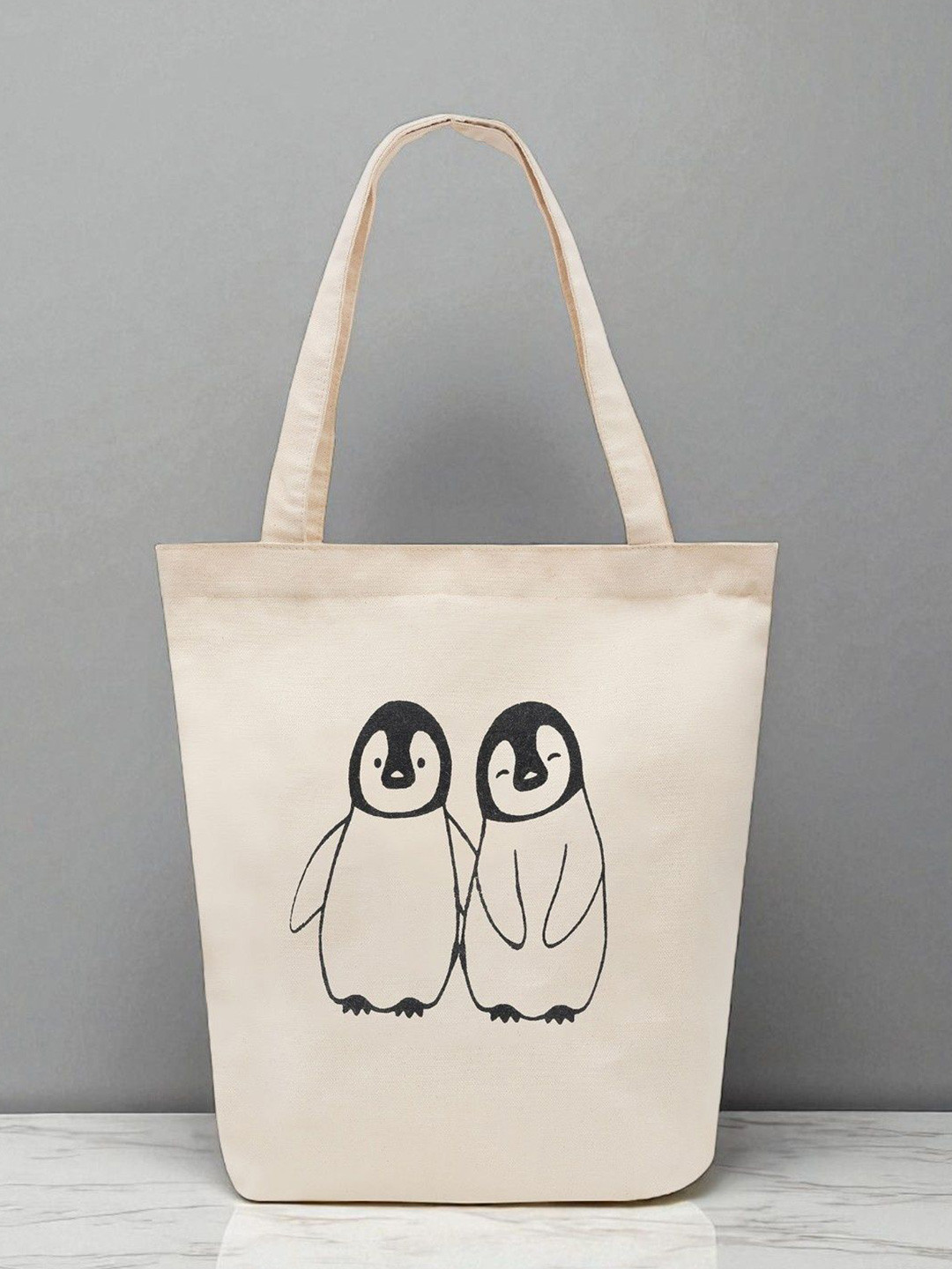 Juteka Graphic Printed Cotton Shopper Tote Bag