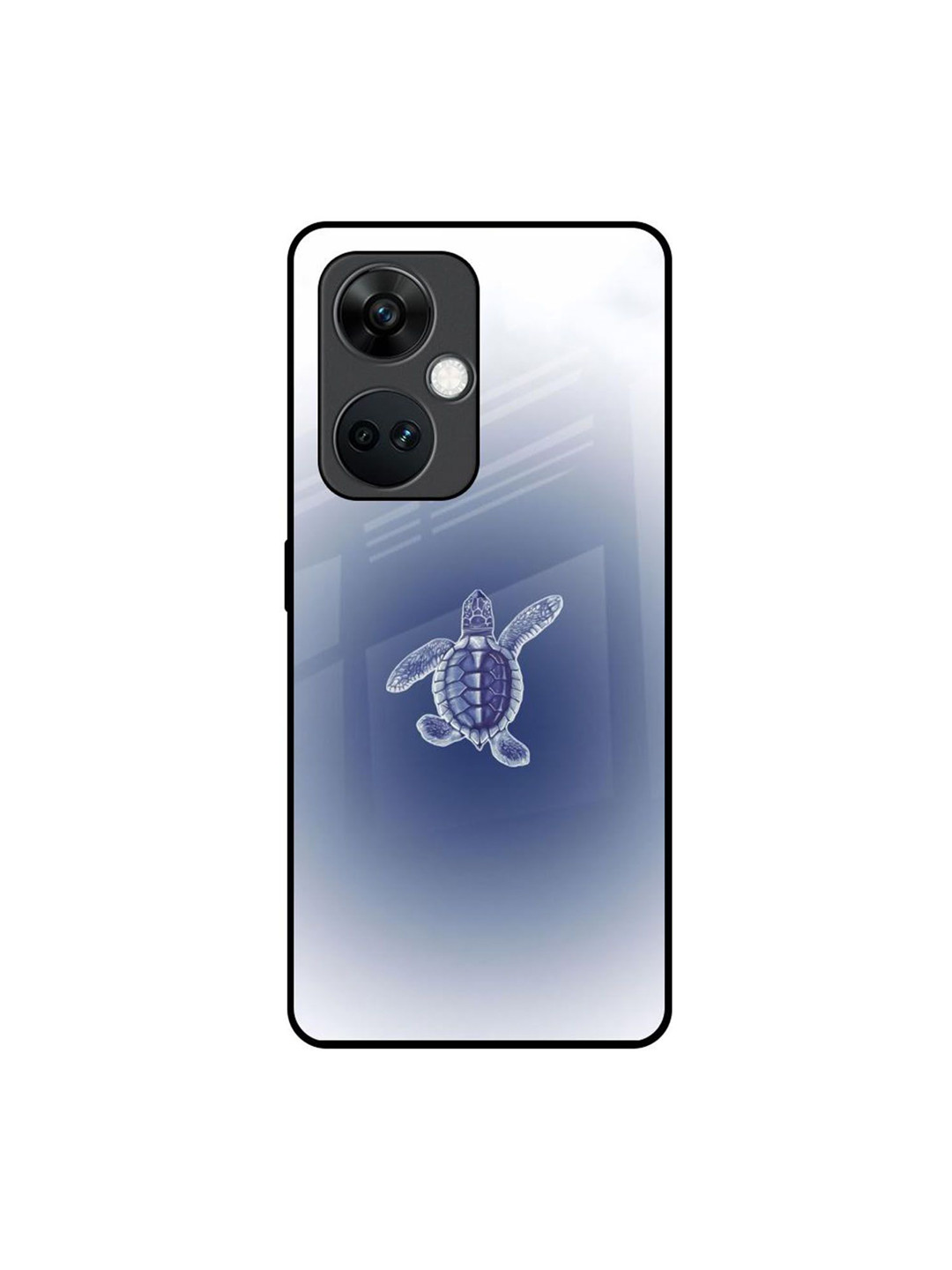 QRIOH Graphic Printed Sleek & Lightweight Silicone OnePlus Nord CE 3 5G Glass Back Case
